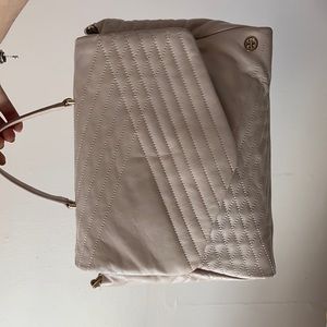 Tory Burch beige crossbody bag